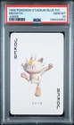1998 POKEMON STADIUM BLUE VERSION PLAYING CARDS JOKER MEOWTH PSA 10