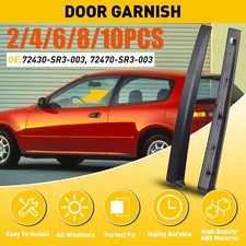 Genuine For 92-95 Honda Civic Lhrh Door Garnish Trim Pillar Sash Set2-10x Genuine For 92-95 Honda Civic Lhrh Door Garnish Trim Pillar Sash Set2-10x