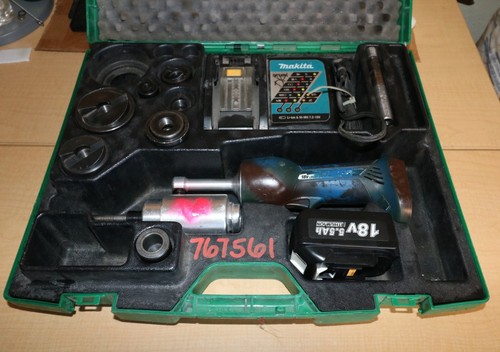 Greenlee Gator LS50L 18V Battery Operated 7-Ton Knockout Punch Driver w/ Case #2