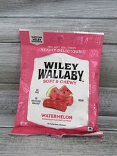 Wiley Wallaby 4 Oz Bag Of Watermelon Flavored Soft & Chewy Licorice