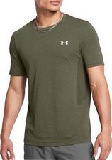 Image of Under Armour Vanish Seamless Mens Training Top Green Short Sleeve Gym T-Shirt