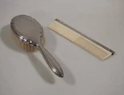 hd1/13 toilet set brush + comb 800 silver in box