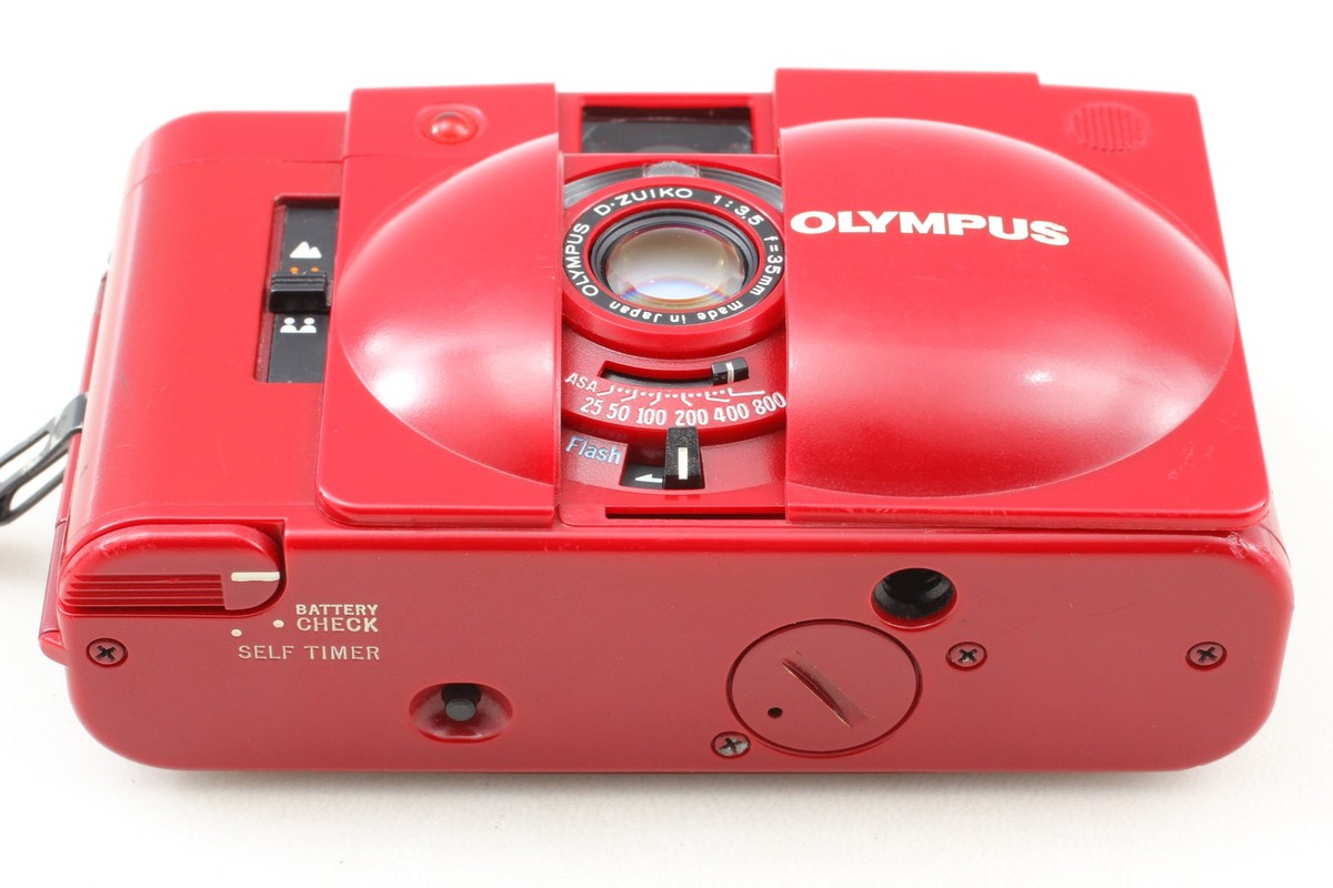 Near MINT] Olympus XA2 35mm Red Point & Shoot Film Camera w/ A11