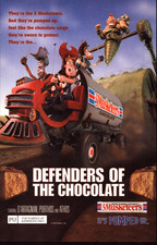 2000 Candy Bar 3 MUSKETEERS Food Snack PRINT AD WALL ART - DEFENDER OF CHOCOLATE