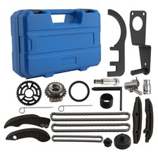 Image of Timing Chain Kit w/ Tensioners Sprockets Tools for BMW 318d 320d E90 E91 Models