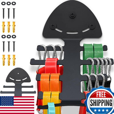 KOMOHOM Resistance Band Rack (2 PCS) Resistance Band Storage Hanger, Gym Equipme