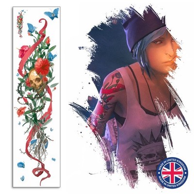 UK Temporary Tattoo Cosplay Costume Arm Chloe Price Life is Strange FULL SIZE