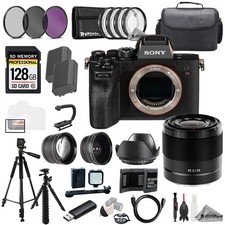 Sony a7R IVA  Sony FE 28mm f/2 Lens 128GB Ext Bat 9 PC Filtr MEGA Kit