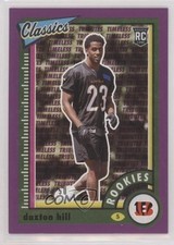 2022 Panini Classics Rookies Timeless Tributes Purple 25/50 Daxton Hill 0lt3