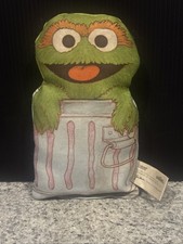 Vintage Sesame Street Oscar the Grouch Rattle Toy by Gabriel