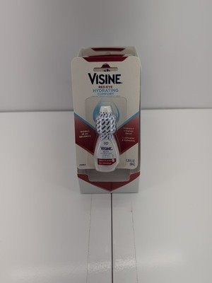 Pack of 6 Visine Red Eye Hydrating Comfort Redness Reliever Eye Drops 0.28 floz