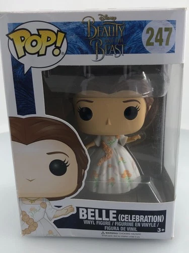 Funko POP! Disney Beauty and The Beast Belle Celebration #247 DAMAGED BOX