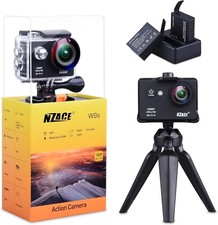 Action Camera 1080P, Ultra HD WiFi Waterproof 170 Degree Wide Angle 12 MP DV.