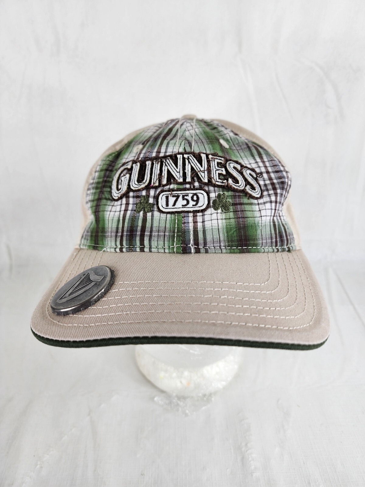 Guinness Adjustable Strapback Hat Cap ~ Bottle Op… - image 2