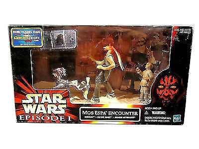 Hasbro Star Wars Episode I Mos Espa Encounter Sebulba, Jar Jar Binks, Anakin Skywalker Action Figure for sale online