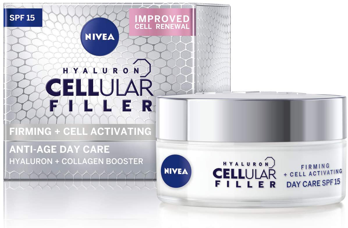 NIVEA Hyaluron Cellular Filler Anti-Age Day Cream SPF 15 50ml NEW