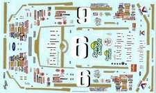 Powerslide 386 6 Folgers 1990-91 Mark Martin 1/24 waterslide Nascar decal