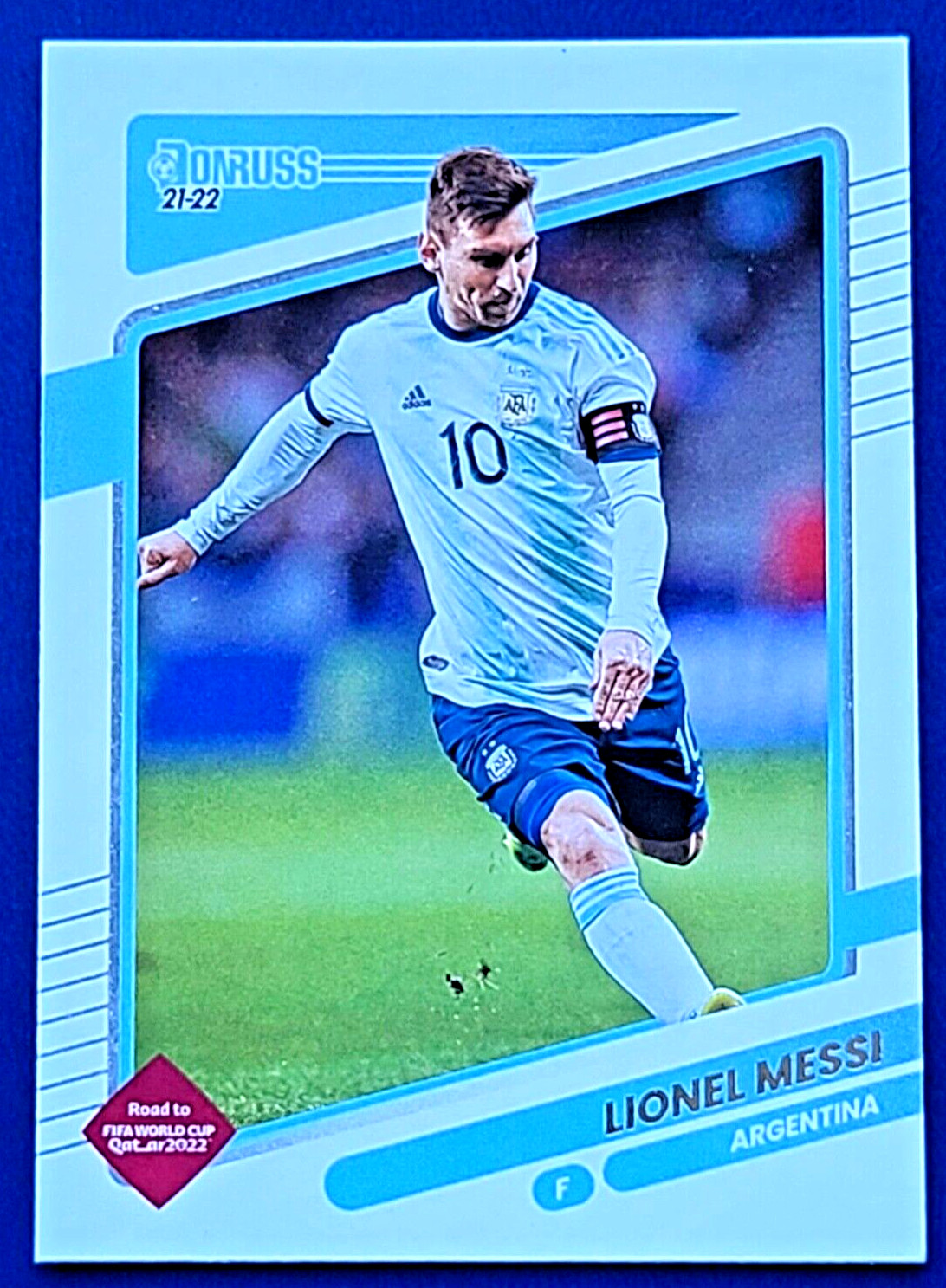 Lionel Messi 2021-22 Donruss Road To Qatar World Cup 2022 Base #1 Argentina 🇦🇷
