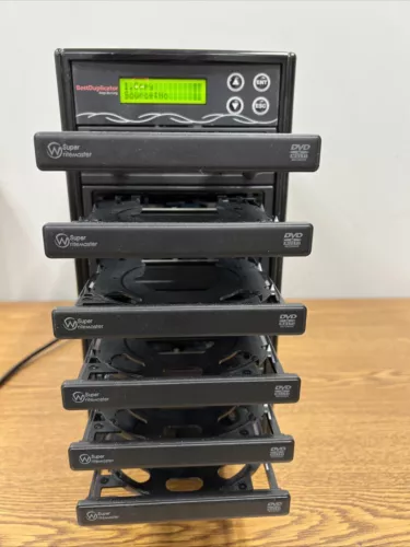 BestDuplicator Super Writemaster 1 to 6 Target 8x SATA DVD Duplicator/Burner