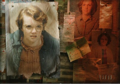 Stranger Things Upside Down, (Orange) Tribute Barb Parallel Chase Card B7 #13/99