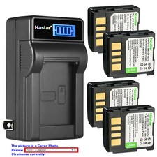 Kastar Battery LCD Wall Charger for BN-VF707  JVC GR-D239 GR-D239AH GR-D239EX