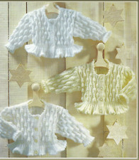 Baby Boys Girls Frilled Cardigan Knitting Pattern DK 16-28" 119