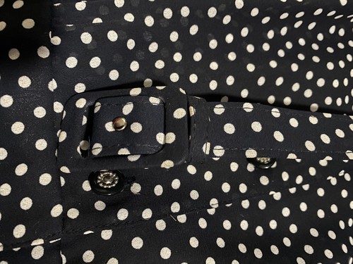 Blazer donna Baruch vintage anni 90 a pois giacca con bottoni/con cintura taglia 48 EU - Foto 7 di 14