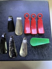 Vintage Shoe Horn Lot Of 9 Sommers Fuller Brush Peters Doublewear