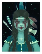 TARA MCPHERSON DREAM HUNTER LITHOGRAPH LOWBROW ART PRINT BY COTTON CANDY MACHINE