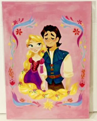Disney WonderGround Tangled Rapunzel You Are My New Dream Zapata 5x7 Postcard