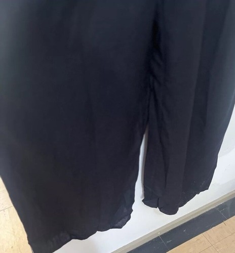 MADISON THE LABEL Boho Black Linen Blend Wide Leg Jumpsuit. Size S. NWT - Picture 6 of 13