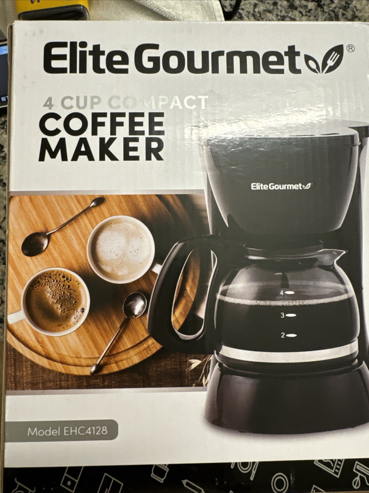 Elite Gourmet EHC4128 Automatic 4-Cup Brew & Drip Coffee Maker