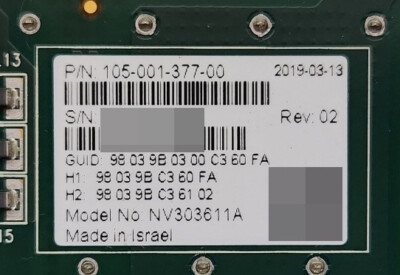 EMC / Mellanox NV303611A Innova-2 Flex Open 2x 100GbE SmartNIC