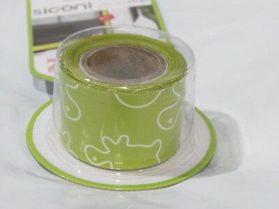 Siconi Collection Sticky Strip Turtles Green 1'' wide 59'' long by Silicone Group