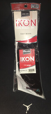 MODEL MODEL IKON 100% HUMAN HAIR YAKY WEAVE 10  Color: #4
