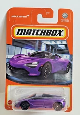 Matchbox 2024 85/100 MBX Showroom  2019 McLaren 720S Spider Metalflake Purple