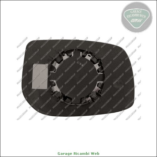 GRWTY3507504-PRS Vetro piastra specchio GRW Sx Sinistro per TOYOTA AURIS