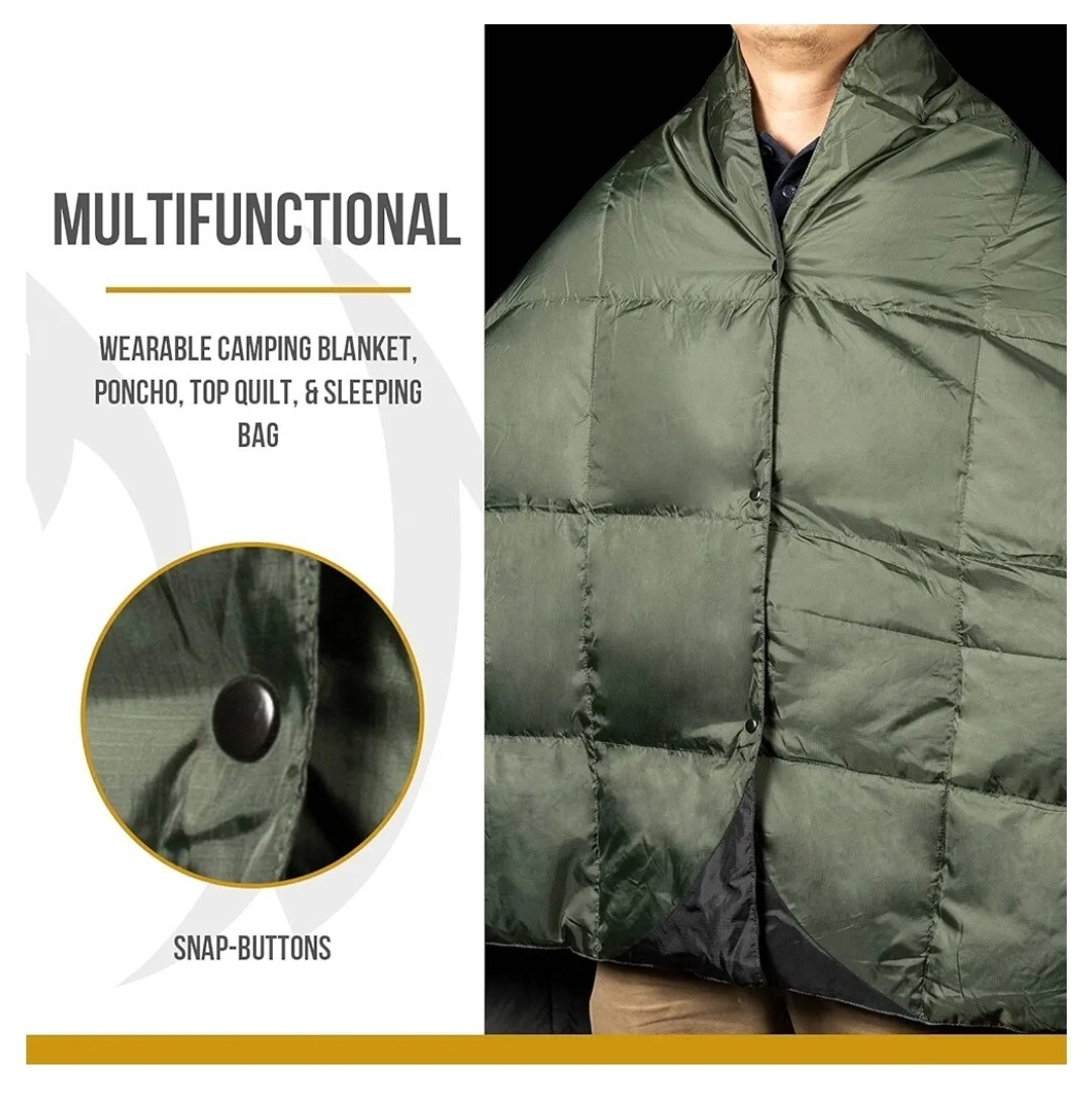 Down Taffeta Quilt 100 duck down blanket 600 fill camping