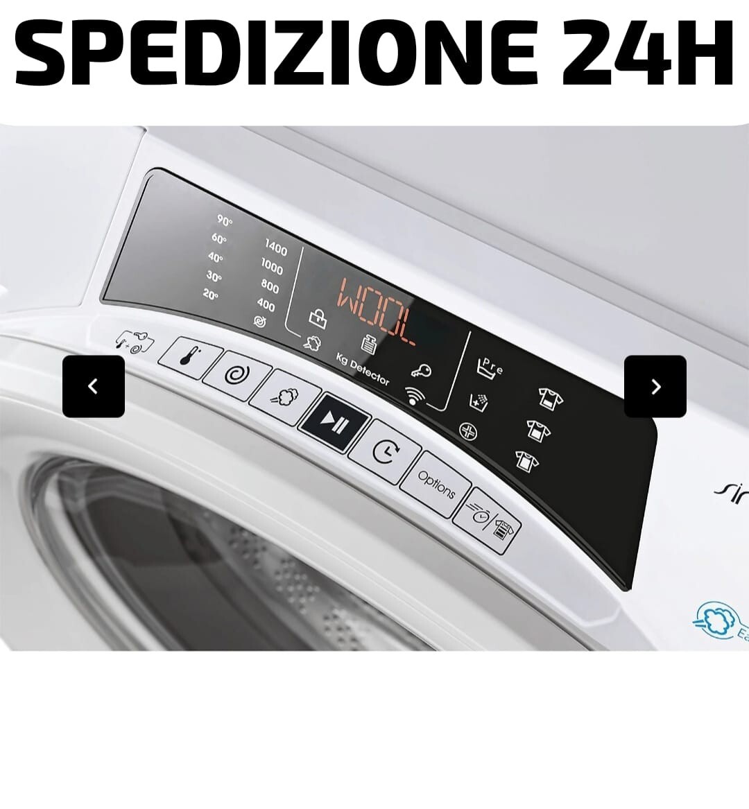 Candy Smart Pro RO14104WMST/1-S 10kg Lavatrice - MECCANICA + DIGITALE WiFi