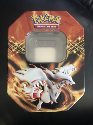 Pokmon Trading Card Game EMPTY Black White Reshiram Tin with Insert - FAST  SHIP | eBay