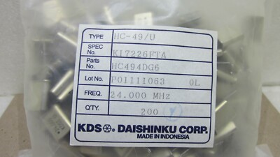 KDS HC494GH6 24.000MHz 