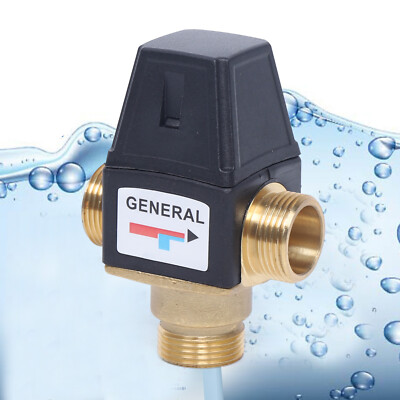 Kalt-/Warmwasser Mischventil 3Wege DN20 thermostatischer Brauchwassermischer NEU