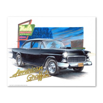 American Graffiti - Signed Art Print | 11x14 Retro Pop Culture