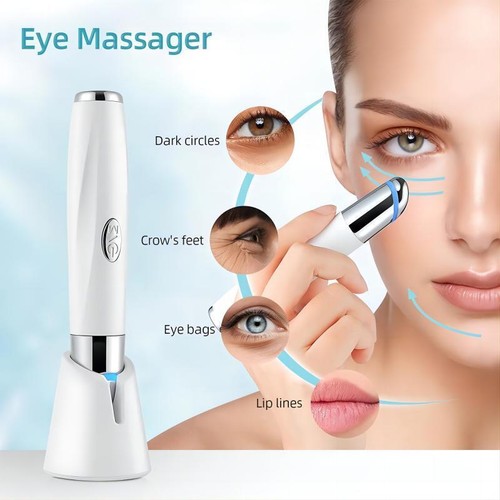 5 in 1 Eye Massager Wand Red Light Therapy for Dark Circles Puffiness Tool - Picture 19 of 24