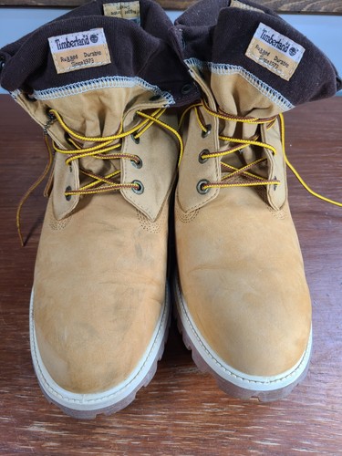 Timberland Roll Top Boots 83073 2140 Camel Mens Size 11M - Picture 3 of 10