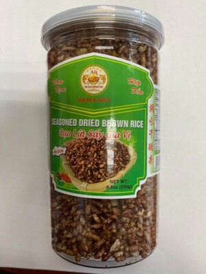 Golden Koi's Seasoned Brown Rice Net Wt. 8.8 Oz (250g)