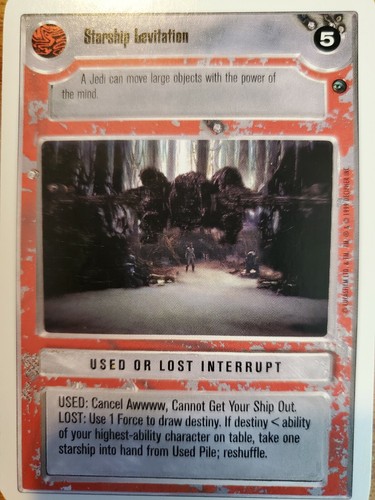 Star Wars CCG Dagobah WB UNLIMITED 2nd Tier Singles *Choose Your Card* SWCCG - Picture 48 of 63