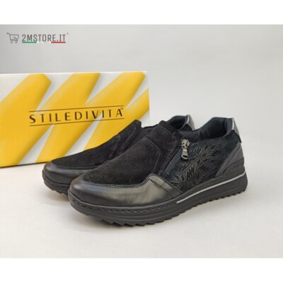 Schuhe Medizinische STILE DI VITA 7420 Echtes Leder Plantar Ausziehbar Made IN