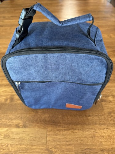 Fiambrera Bolsa de Almuerzo Duradera para Adultos y Niños Reutilizable Pequeña Fiambrera Azul - Imagen 7 de 11