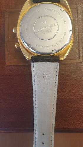Orologio Wittnauer 2002 Automatic Gold Dial Day-Date Calendar, Ottime Condizioni - Foto 18 di 20